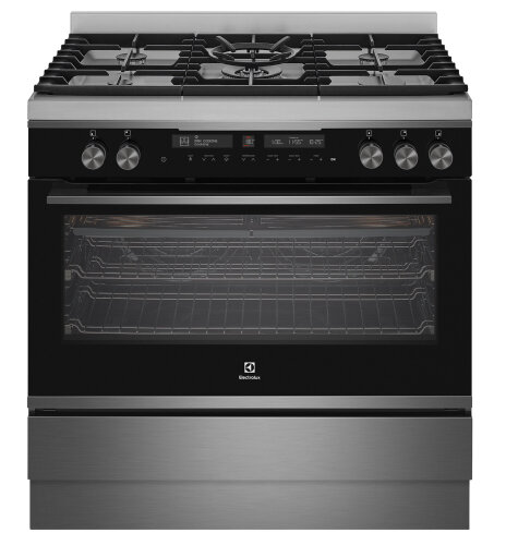 Electrolux EFEP916DSD 90cm Pyrolytic Freestanding Dual Fuel Oven/Stove