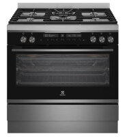 Electrolux EFEP916DSD 90cm Pyrolytic Freestanding Dual Fuel Oven/Stove