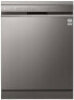 LG 60cm QuadWash Platinum Steel Freestanding Dishwasher XD5B14PS