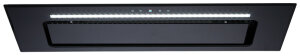 Euromaid 90cm Black Glass Under Cupboard Rangehood UCG90B