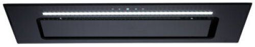 Euromaid 90cm Black Glass Under Cupboard Rangehood UCG90B