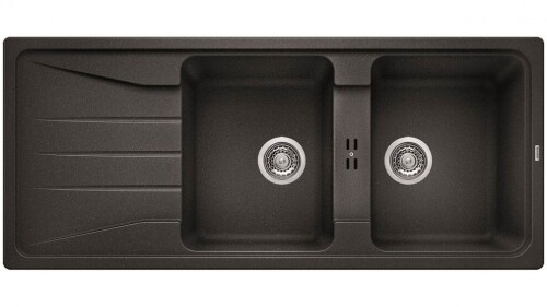 Blanco Silgranit 26L Double Bowl Inset Sink with Drainer - Anthracite SONA8SK5