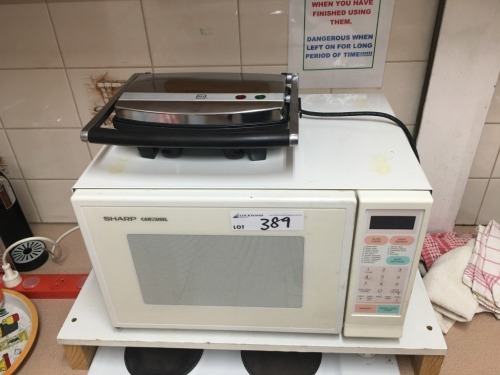 Sharp Electronic Microwave Oven, Sandwich Maker and Kitchen Sundries