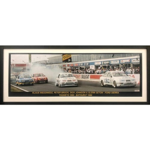 1990 Tooheys 1000 Bathurst Race Start Panoramic Photo Framed (New)