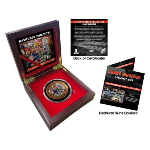 JAMIE WHINCUP "BATHURST IMMORTAL" SIGNED L/ED SILVER STUNNER (New)