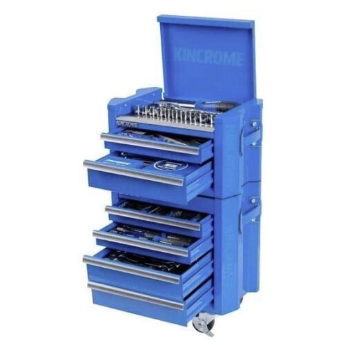 Kinchrome Miniture Contour 10" 6 Drawer Workshop Tool Kit Blue 78 Piece K1940 (New)