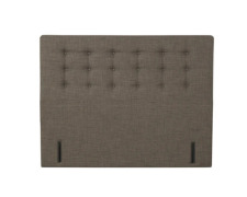 Queen Slumberland Square Headboard with Buttons, colour: Platinum