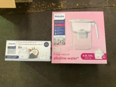 Bundle of Phillips Water Filters and Water Solutions Jug