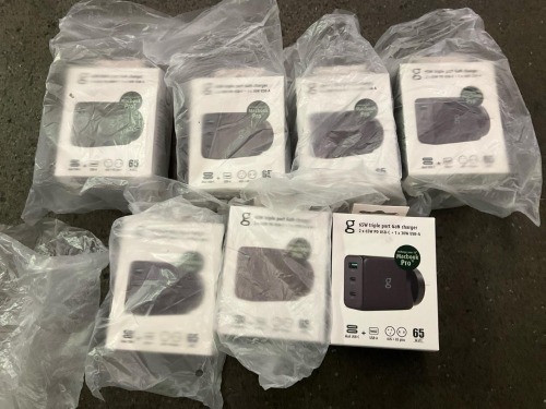 Bundle of 7 x Gecko 65w Power Adapters