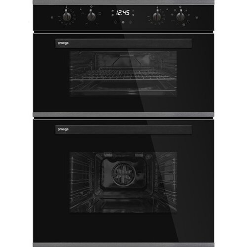 Omega 60cm 8 Function Double Oven ODO684XB