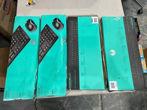 Bundle of 4 x Assorted Logitech Keyboards and Keyboard Mouse Combos ...