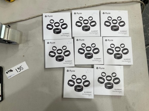 Bundle of 12 x Ryze Element Sizing Kit (Plastic Rings) - Total RRP $120