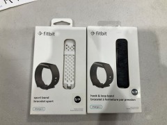 Bundle of 3 x Assorted Fitbit Bands - Total RRP $149.85