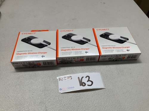Bundle of 3 x Cygnett Qi2.0 Chargepuck (White) - Total RPP $179.85
