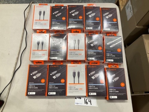 Bundle of Assorted Cygnett Cables - Total RRP $350