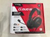 HyperX Cloud III Gaming Headset (Black-Red) - 2