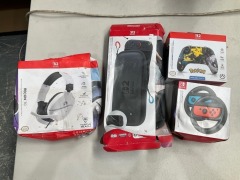 Bundle of Assorted Nintendo Switch Accessories - Total RRP $340