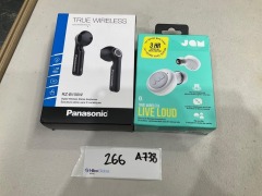 Bundle of Assorted Wireless Earphones - Total RRP $208