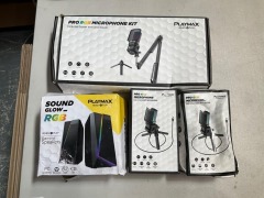 Bundle of Assorted Playmax Audio and Streaming Equipment - Total RRP $256