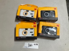 Bundle of Assorted Kodak M38 Film Camera's - Total RRP $236