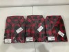 Bundle of 3 x Pilbara Collection - Flannelette Shirt Closed Front - Red/Black - RM123CSF - Size 2XL - Total RRP $89.85