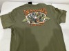 Bundle of 4 x The Mad Hueys - Short Sleeve Tee's - Assorted Styles and Colours - Size 3XL - Total RRP $199.96 - 2