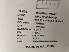King G&G Furniture Memphis Bed - 3