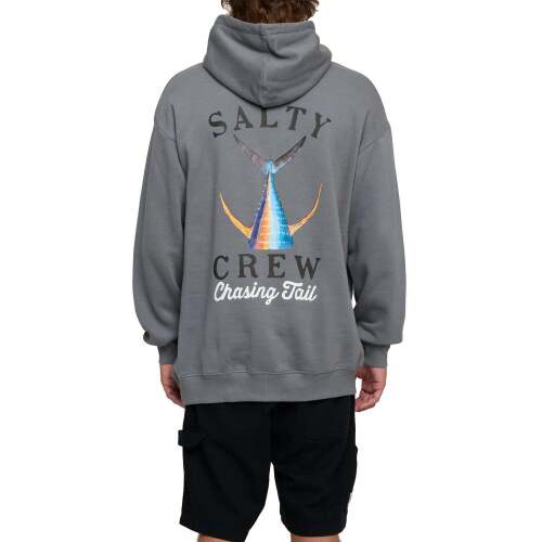 Salty Crew - Tailed Midweight Fleece Hood - Charcoal - SCM41201 - Size L
