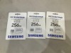 Bundle of 3 x SAMSUNG MICRO SDXC 256GB PRO ENDURANCE