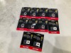 Bundle of 10 x Assorted SanDisk Extreme Pro SD Cards