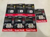 Full_refund*Bundle of 7 x Assorted SanDisk Extreme SD Cards