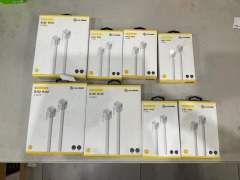 Bundle of Assorted Alogic RJ12 Telephone Line Cables