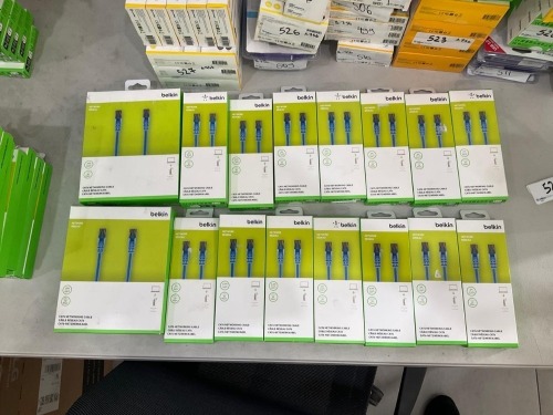 Bundle of Assorted Belkin Cat6 Networking Cables