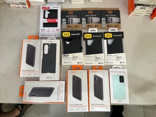 Bundle of Assorted Samsung Galaxy Protective Cases and Screen Protectors