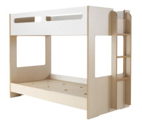 Charlie Bunk Bed, Single on Single, colour White
