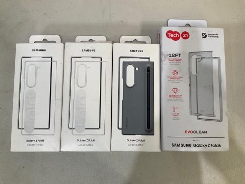 Bundle of Assorted Samsung Galaxy Z Fold6 Protective Cases