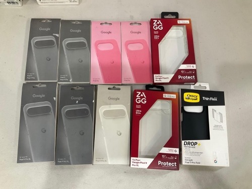 Bundle of Assorted Google Pixel 9 Protective Cases