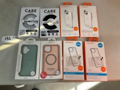 Bundle of Assorted Protective Cases for iPhone 16E, 14 and 13