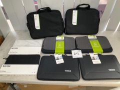 Bundle of 8 x Assorted Laptop Bags and Covers