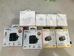 Bundle of Assorted USB Wall Chargers