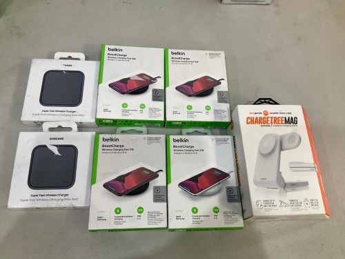 Bundle of Assorted Wireless Chargers