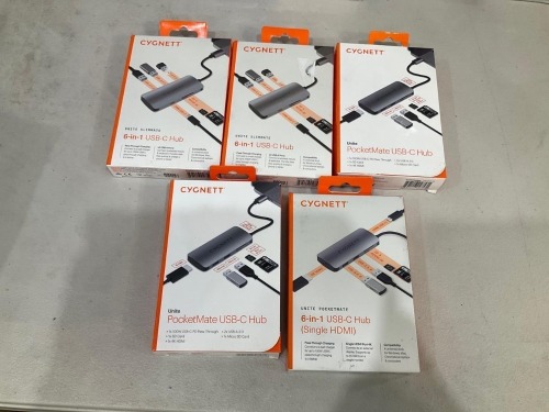 Bundle of Assorted USB-C Hubs