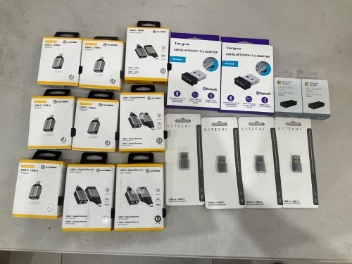Bundle of Assorted USB Adaptors