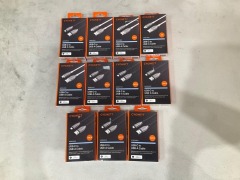 Bundle of Assorted Cygnett Armoured USB-C to USB-A Cables