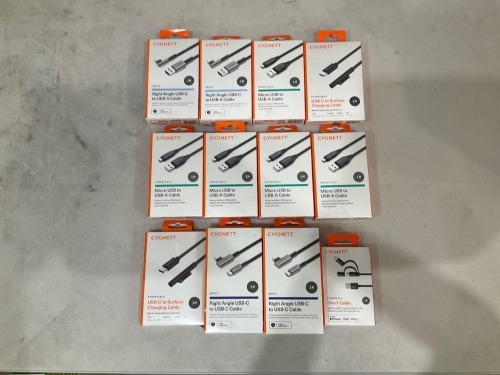 Bundle of Assorted Cygnett Cables