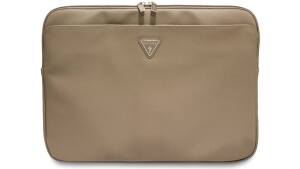 2 x Guess 14-inch Grained PU Laptop Sleeve - Brown