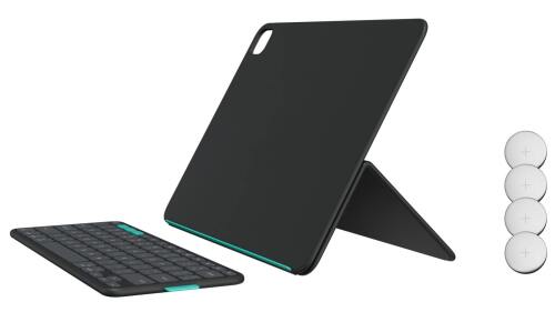Logitech Flip Folio Keyboard Cover for iPad Pro 13-inch (M4) and iPad Air 13-inch (M2/M3) - Graphite