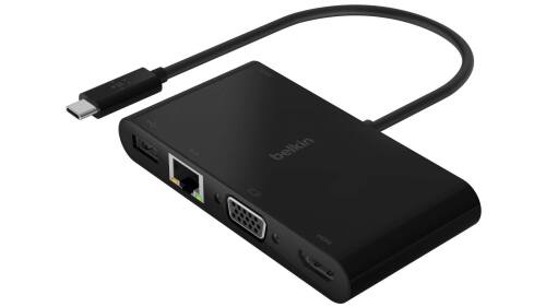 2 x Belkin USB-C Multimedia + Charge Adapter