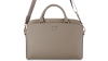 Guess Grained Triangle Logo Zipper Pocket 15-inch/16-inch Laptop Bag - Brown