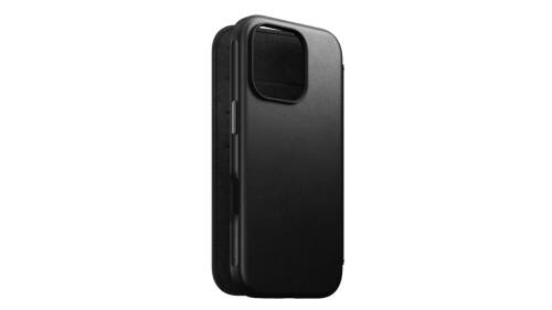 3 x Nomad Leather Folio Case for iPhone 16 Pro - Black